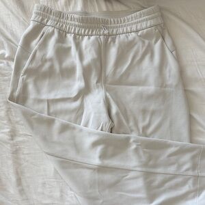 lululemon athletica Softstreme Cropped Cream Track Pants